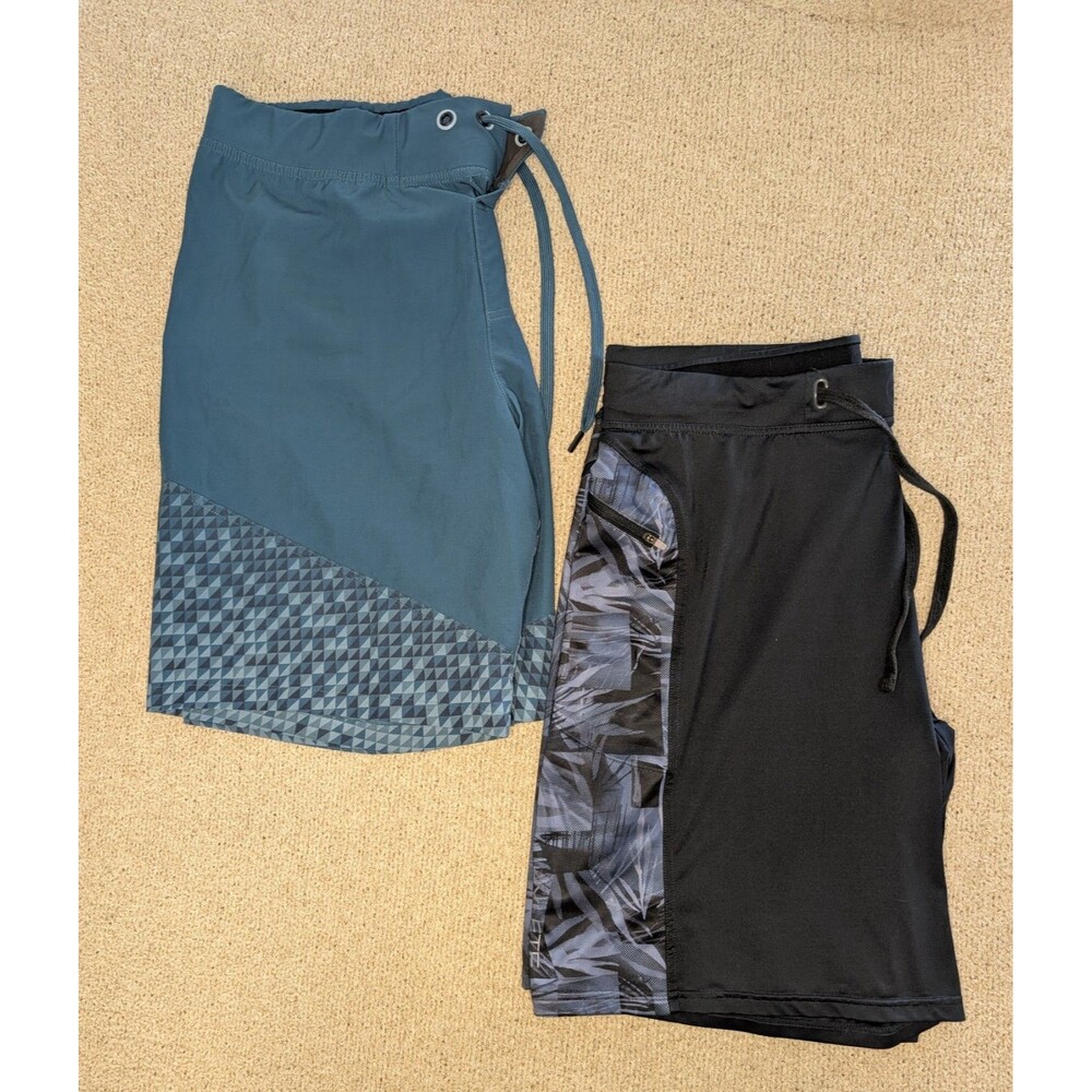 Lot of 2 hylete above knee shorts